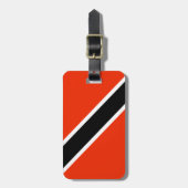 トリニダード・トバゴ国旗 ラゲッジタグ (正面縦)