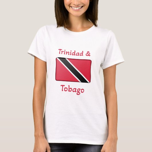 トリニダード・トバゴ国旗 Tシャツ (正面)