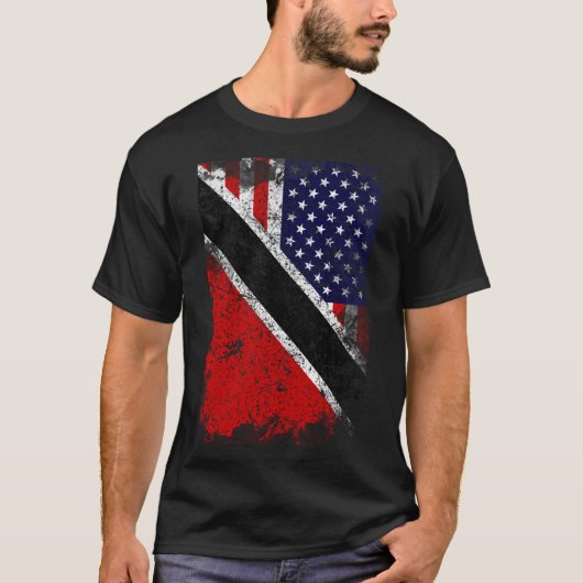 トリニダード・トバゴ国旗 Tシャツ (正面)