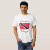 トリニダード・トバゴ国旗Tシャツ Tシャツ (正面フル)