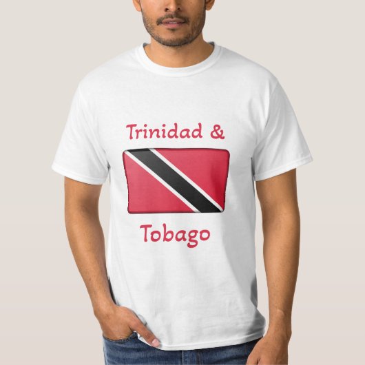 トリニダード・トバゴ国旗Tシャツ Tシャツ (正面)