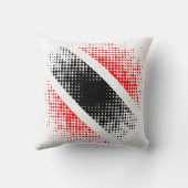 トリニダード・トバゴ国立プライドエンブレムオンホワイト クッション (裏面)