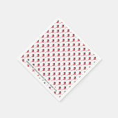 トリニダード・トバゴ地図パーソナライズされた聖なる書物、 経典紙 スタンダードカクテルナプキン (角)