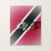 トリニダード・トバゴ平和国旗。 ジグソーパズル (縦)