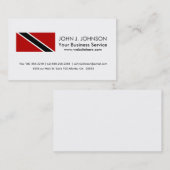 トリニダード·トバゴ旗 名刺 (正面/裏面)