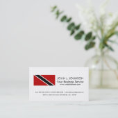 トリニダード·トバゴ旗 名刺 (スタンド正面)