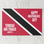トリニダード・トバゴ独立記念日の国旗 ペーパーパッド (正面)