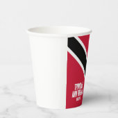 トリニダード・トバゴ独立記念日の国旗 紙コップ (右)