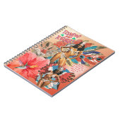 トリニダード・トバゴ象徴的カーニバルアート ノートブック (左側)