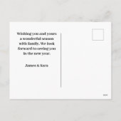 トリニダード・トバゴ領アンティル図解入りの、写真付きのトラベルマップ シーズンポストカード (裏面)