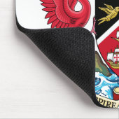 トリニダード・トバゴ・エンブレム マウスパッド (コーナー)