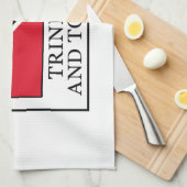 トリニダード・トバゴ キッチンタオル (四つ折り)