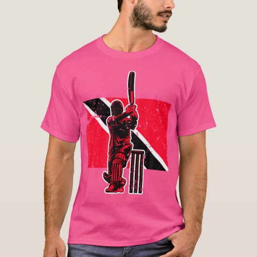 トリニダード・トバゴ・クリケット Tシャツ (正面)