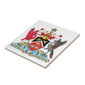 トリニダード・トバゴ・コート・オブ・アームズ タイル (側面)