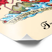 トリニダード・トバゴ・コート・オブ・アームズ フォトプリント            (角)