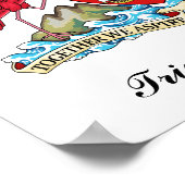 トリニダード・トバゴ・コート・オブ・アームズ ポスター (角)