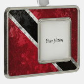 トリニダード・トバゴ シルバープレートフレームオーナメント (右)