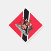 トリニダード・トバゴ スタンダードカクテルナプキン (角)