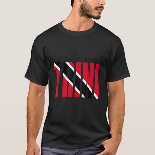 トリニダード・トバゴ トリニダード人の旗 Tシャツ (正面)