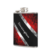 トリニダード・トバゴ・ドットパターン国旗の名前 フラスク (左)