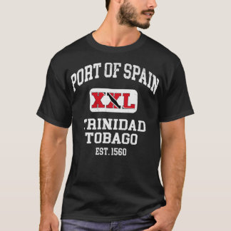 トリニダード・トバゴ ポート・オブ・スペイン XXL アスレチック デザイン Tシャツ