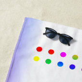 トリニダード・トバゴ – 私たちの文化私たちのプライド（白） ビーチタオル (インサイチュ)