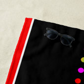 トリニダード・トバゴ – 私たちの文化私たちのプライド（黒） ビーチタオル (インサイチュ)