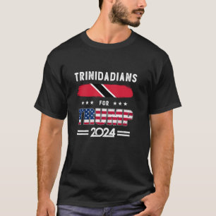 トリニダード・トバゴFlトランプ2024のためのトリニダード無線 Tシャツ