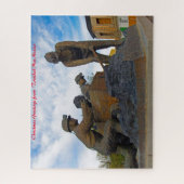 トリニダード・ニューメキシコ。クリスマスの挨拶 ジグソーパズル (縦)