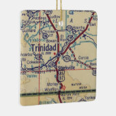 トリニダードCOヴィンテージマップ セラミックオーナメント (右)