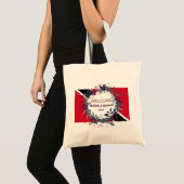 トリニダ結婚ードのウェルカム先フローラ トートバッグ (正面(商品))