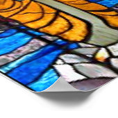 トリニティのステンドグラス窓 ポスター (角)