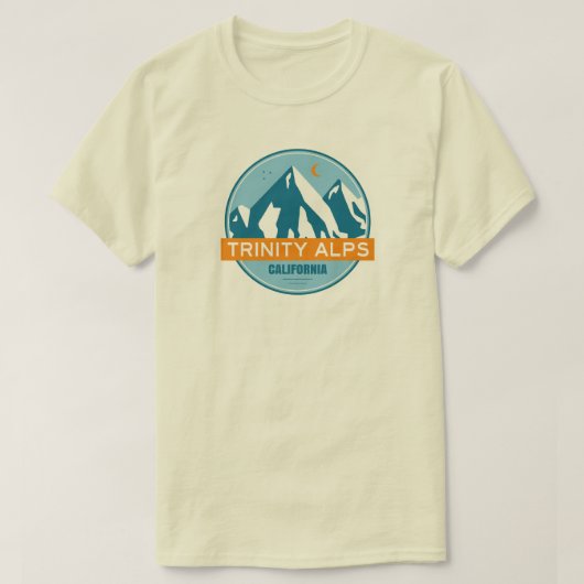 トリニティアルプス カリフォルニア Tシャツ (デザイン正面)