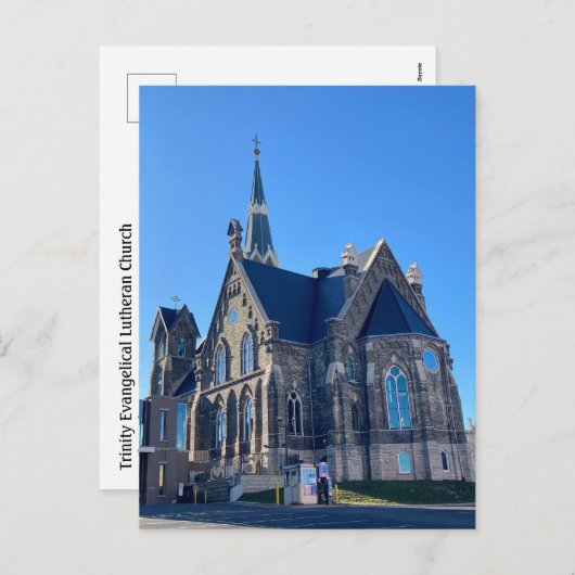 トリニティエバンジェリカルルテラン教会ミルウォーキーWI シーズンポストカード (正面/裏面)