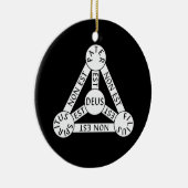 トリニティオーナメントのシールド(両面) セラミックオーナメント (右)