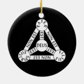 トリニティオーナメントのシールド(両面) セラミックオーナメント (裏面)