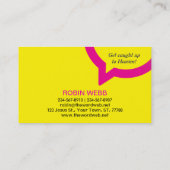 トリニティスピーチバブルロゴ(ピンク) 名刺 (裏面)