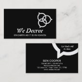 トリニティスピーチバブルロゴ(白) 名刺 (正面/裏面)