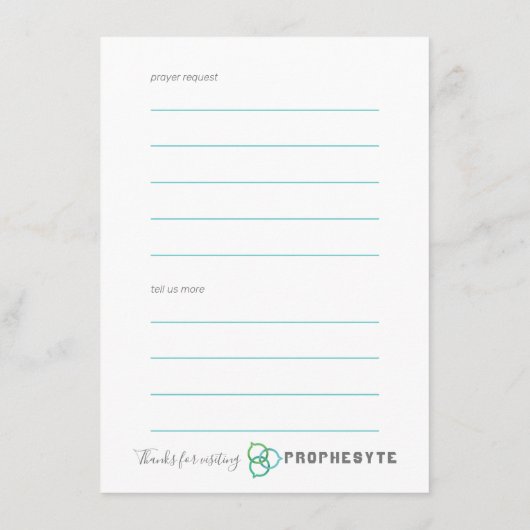 トリニティチャットバブルビジターカード エンクロージャーカード (裏面)