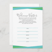 トリニティチャットバブルビジターカード エンクロージャーカード (正面/裏面)