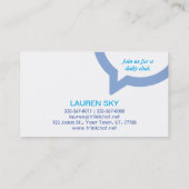 トリニティチャットバブルロゴ(青) 名刺 (裏面)