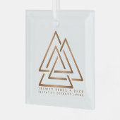 トリニティチャーム ガラスオーナメント (正面左)