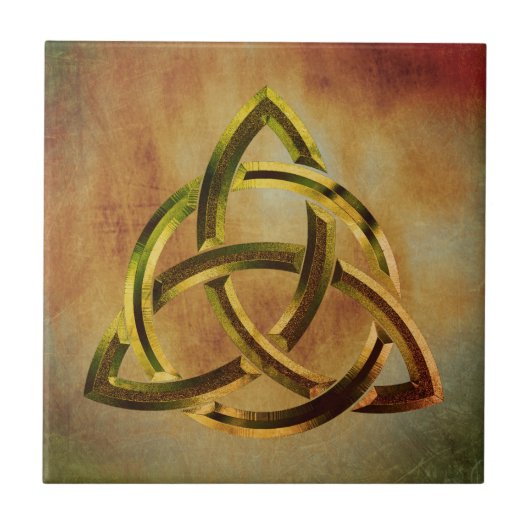 トリニティノットケルトグランジヴィンテージ タイル (正面)