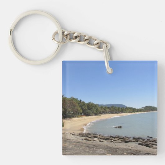 トリニティビーチ – オーストラリアのキーリング キーホルダー (正面)