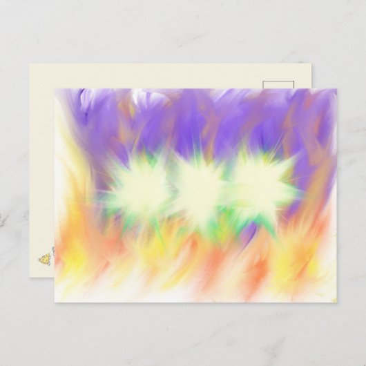 トリニティファイアスタークリスチャン予言的抽象芸術アート ポストカード (正面/裏面)