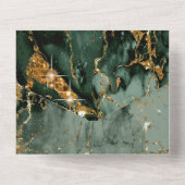 トリニティマックマーブルグリッター結婚ズID644 オールインワン招待状 (裏面)