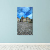 トリニティーカレッジオールド建物ダブリン(アイルランド) キャンバスプリント (インサイチュ (ウッドフロア))