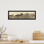 トリニティーカレッジCT写真1909 ポスター (キッチン)