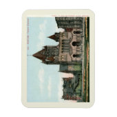 トリニティーチャーチ,ボストン1906ヴィンテージ マグネット (縦)