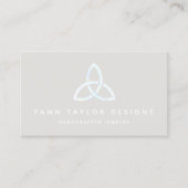 トリニティーノットケルトの記号 名刺 (正面)